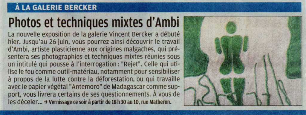 Article de presse : La Provence, 2 juin 2022